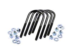 Rough Country Suspension Universal Round U-Bolt Kit; 12 x 3.625-Inch; 9/16-Inch Thread Size