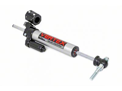 Rough Country Vertex Pass-Through Steering Stabilizer (07-18 Jeep Wrangler JK)