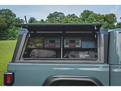 Rough Country Bed Cap Side Shelf Storage Bin; Passenger Side (20-26 Jeep Gladiator JT)