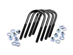 Rough Country Suspension Rear Leaf Spring U-Bolt Kit (87-95 Jeep Wrangler YJ)