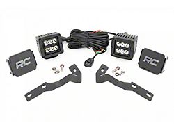Rough Country Offroad Black Series LED Ditch Light Kit; Spot Beam (16-23 Tacoma)