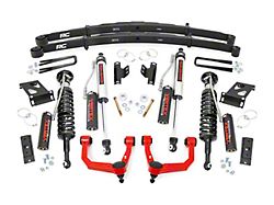 Rough Country Offroad 3.50-Inch Series II Bolt-On Suspension Lift Kit with Vertex Adjustable Coil-Overs, Vertex Shocks and Rear Leaf Springs; Red (05-23 6-Lug Tacoma)