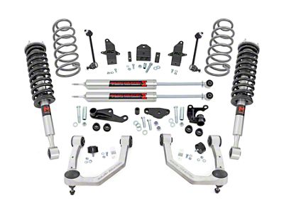 Rough Country Suspension 3.50-Inch Suspension Lift Kit with M1 Struts and M1 Rear Shocks (24-26 4WD Tacoma w/o AVS System, Excluding Trailhunter, TRD Off-Road & TRD Pro)