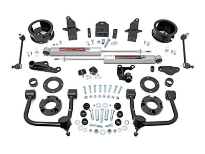 Rough Country Suspension 3.50-Inch Suspension Lift Kit with Strut Spacers and Premium N3 Shocks (24-26 4WD Tacoma w/o AVS System, Excluding Trailhunter, TRD Off-Road & TRD Pro)