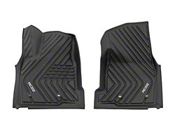 Rough Country Flex-Fit Front Floor Mats; Black (24-25 Tacoma w/ Automatic Transmission, Excluding Hybrid)