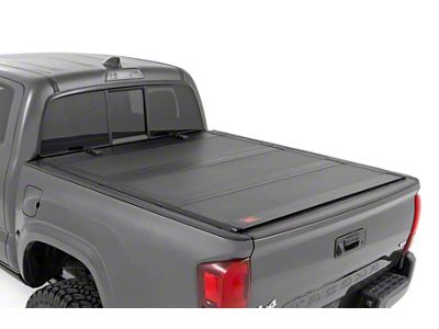 Rough Country Hard Tri-Fold Flip-Up Tonneau Cover (16-23 Tacoma w/ 6-Foot Bed)