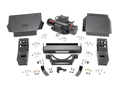 Rough Country Hidden Winch Mount with PRO9500S Winch (24-25 Tacoma)