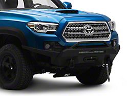 Rough Country Hybrid High Clearance Front Bumper with 20-Inch Black Series White DRL LED Light Bar and PRO12000S Winch (16-23 Tacoma)