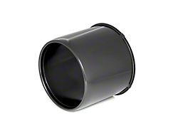 Rough Country Open Center Cap; 5.15 Bore; Black (Fits Rough Country Branded Steel Wheels Only)