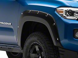Rough Country Suspension Pocket Fender Flares; Flat Black (16-23 Tacoma)
