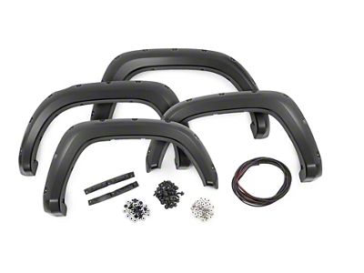 Rough Country Pocket Fender Flares; Magnetic Gray (16-23 Tacoma)