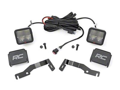 Rough Country Spectrum Series LED Ditch Light Kit; Spot Beam (24-25 Tacoma)