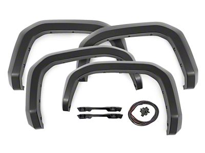 Rough Country Sport Fender Flares; Celestial Silver Metallic (24-25 Tacoma, Excluding Trailhunter & TRD Pro)