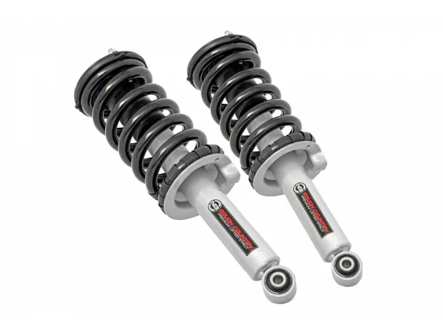 6 Inch Shock Struts Rough Country Suspension Titan N3 Loaded Front Struts for 6-Inch Lift ...