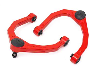 Rough Country Forged Upper Control Arms; Red (04-24 Titan)