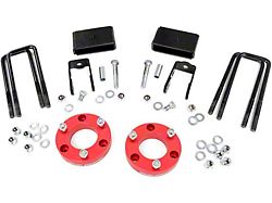 Rough Country 2-Inch Spacer Suspension Lift Kit; Anodized Red (16-24 Titan XD, Excluding PRO-4X)