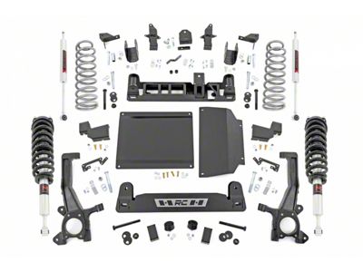 Rough Country 3-Inch Suspension Lift Kit with Front Strut Spacers and Rear N3 Shocks (22-25 4WD Tundra w/o Air Ride, Exlcuding TRD Pro)