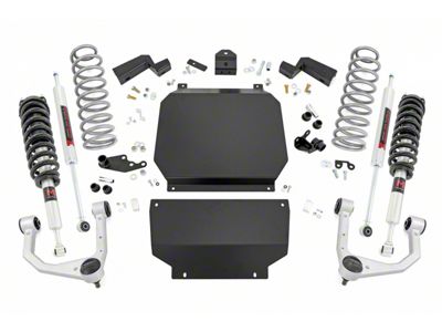 Rough Country 3.50-Inch Lift Kit with M1 Struts and M1 Rear Shocks (22-25 Tundra w/o AVS System & Load-Leveling Air System, Excluding TRD Pro)