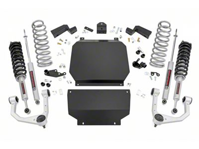 Rough Country 3.50-Inch Suspension Lift Kit with N3 Struts and N3 Rear Shocks (22-25 Tundra w/o AVS System & Load-Leveling Air System, Excluding TRD Pro)