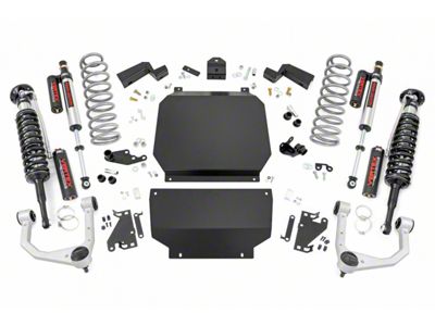 Rough Country 3.50-Inch Suspension Lift Kit with Vertex Coilovers and Vertex Rear Shocks (22-25 4WD Tundra w/o AVS System & Load-Leveling Air System, Excluding TRD Pro)
