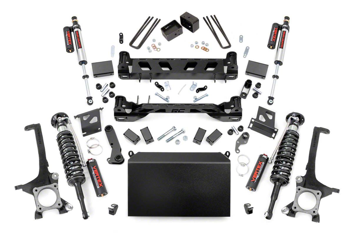 Rough Country Tundra 6Inch Suspension Lift Kit with Vertex Adjustable