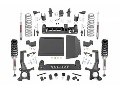 Rough Country 6-Inch Suspension Lift Kit with N3 Struts and Premium N3 Shocks (22-25 4WD Tundra w/ Auto Adjustable Headlights & w/o Air Ride, Excluding TRD Pro)