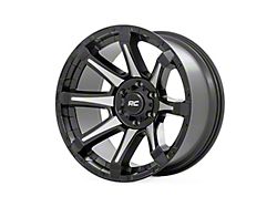 Rough Country 81 Series Semi Gloss Black with Machined Spokes 5-Lug Wheel; 20x9; 18mm Offset (14-21 Tundra)
