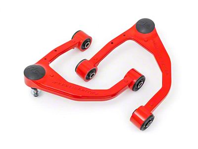 Rough Country Forged Upper Control Arms; Red (22-25 Tundra)