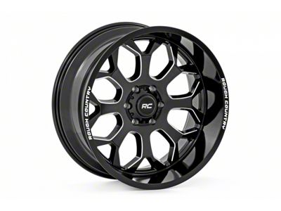Rough Country 96 Series Gloss Black 6-Lug Wheel; 20x9; -12mm Offset (22-25 Tundra)