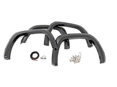 Rough Country Pocket Fender Flares; Magnetic Gray (22-25 Tundra)