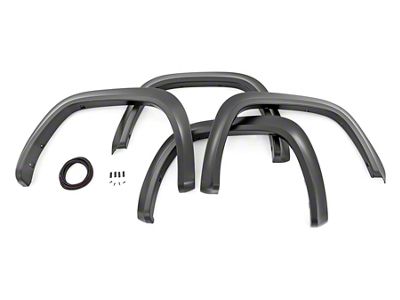 Rough Country Suspension Sport Fender Flares; Supersonic Red (22-25 Tundra)