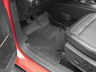 Roush Front and Rear Floor Liners; Black (21-25 Bronco 4-Door)