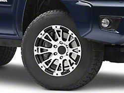 Rovos Wheels Karoo Satin Black Machined 6-Lug Wheel; 17x8.5; 0mm Offset (05-15 Tacoma)