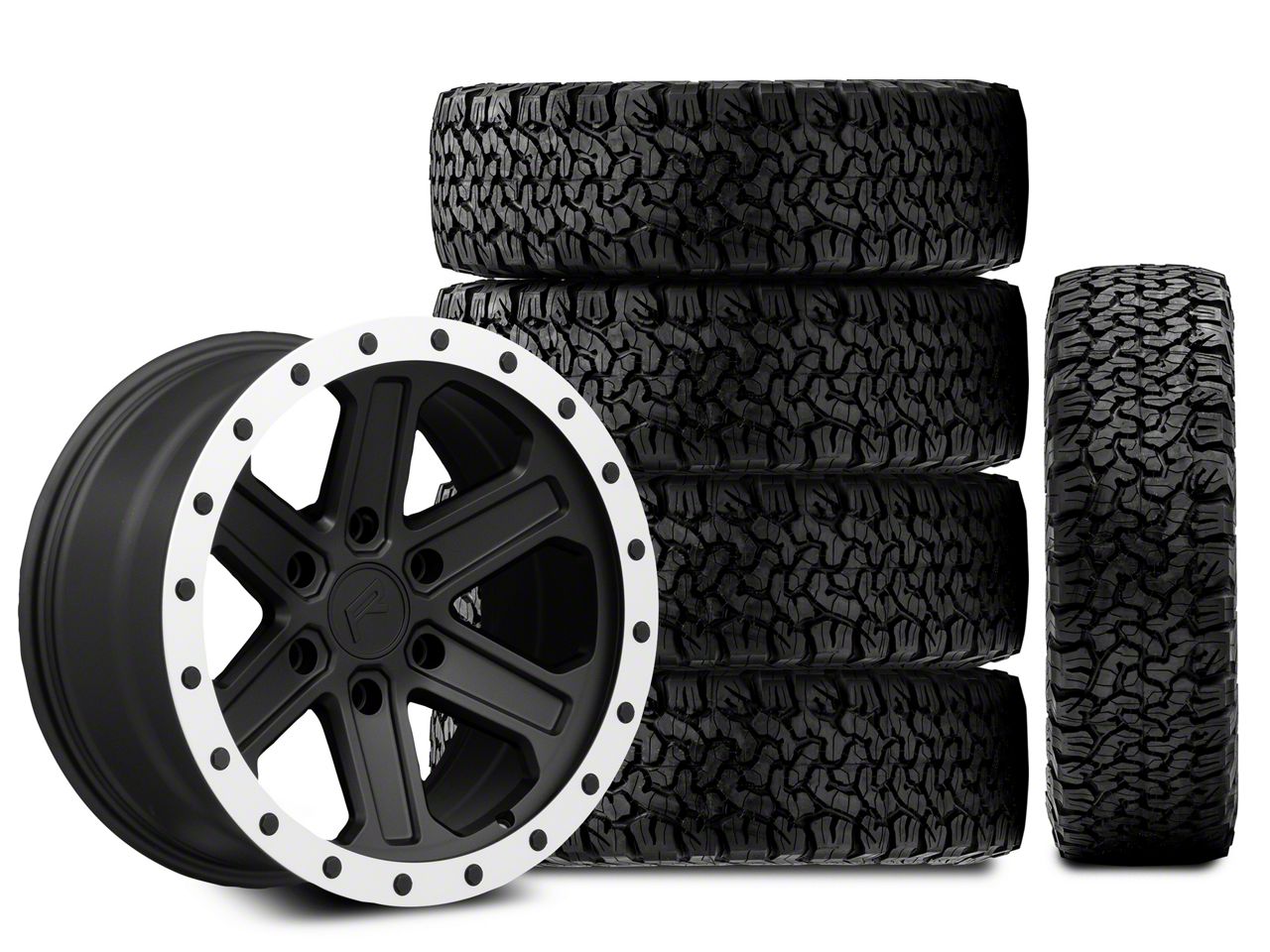 Pro Comp Wheels Bronco Rockwell Satin Black 6-Lug Wheel