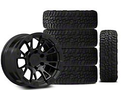 Rovos Wheels 17x8.5 Rovos Wheels Karoo & 34in Kenda All-Terrain KLEVER A/T2 KR628 Tire Package; Set of 5 (21-26 Bronco, Excluding Raptor)