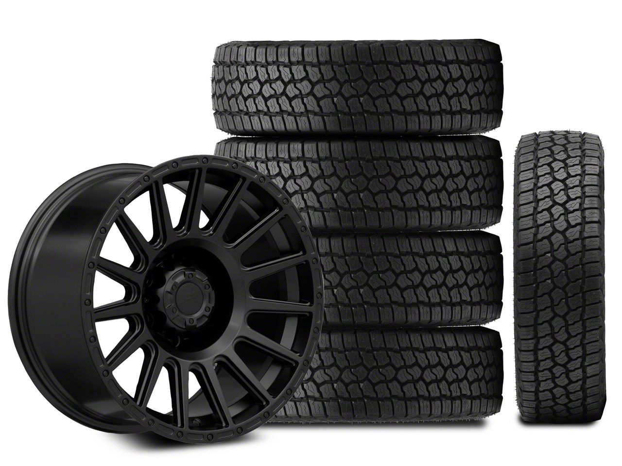 Black Rhino Bronco Armory Gunblack 6-Lug Wheel; 17x9.5