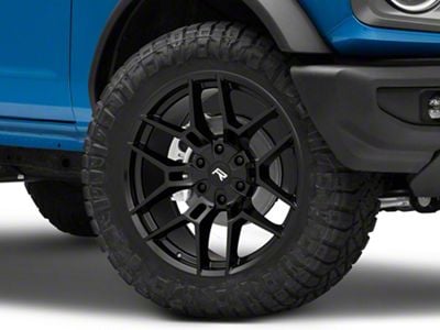 Rovos Wheels Ceres Satin Black 6-Lug Wheel; 20x9; 12mm Offset (22-25 Bronco Raptor)