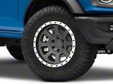 Rovos Wheels Kalahari Charcoal with Machined Lip 6-Lug Wheel; 18x9; 0mm Offset (22-26 Bronco Raptor)