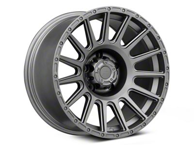 Rovos Wheels Bara Charcoal Wheel; 17x9; -6mm Offset (05-10 Jeep Grand Cherokee WK, Excluding SRT8)