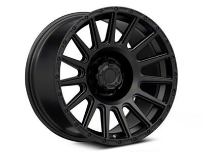 Rovos Wheels Bara Satin Black Wheel; 17x9; -6mm Offset (05-10 Jeep Grand Cherokee WK, Excluding SRT8)