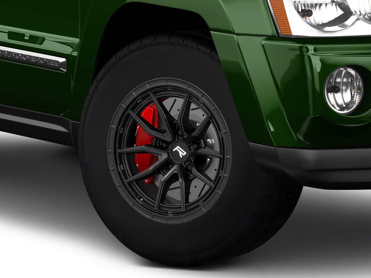Mammoth Jeep Grand Cherokee Type 88 Matte Black Wheel; 15x8 Mammoth Jeep Grand Cherokee Type 88 Matte Black Wheel; 15x8