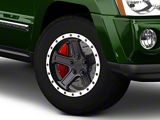 Rovos Wheels Tenere Matte Black with Machined Lip Wheel; 17x9; -6mm Offset (05-10 Jeep Grand Cherokee WK, Excluding SRT8)