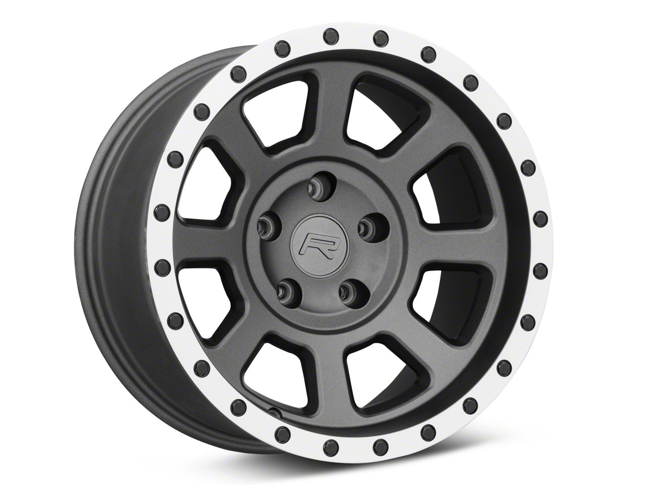 Wj Rims Rovos Wheels Jeep Grand Cherokee Kalahari Charcoal with Machined Lip ...
