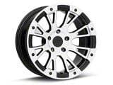Rovos Wheels Karoo Clodd Black Machined Wheel; 17x9; -6mm Offset (99-04 Jeep Grand Cherokee WJ)