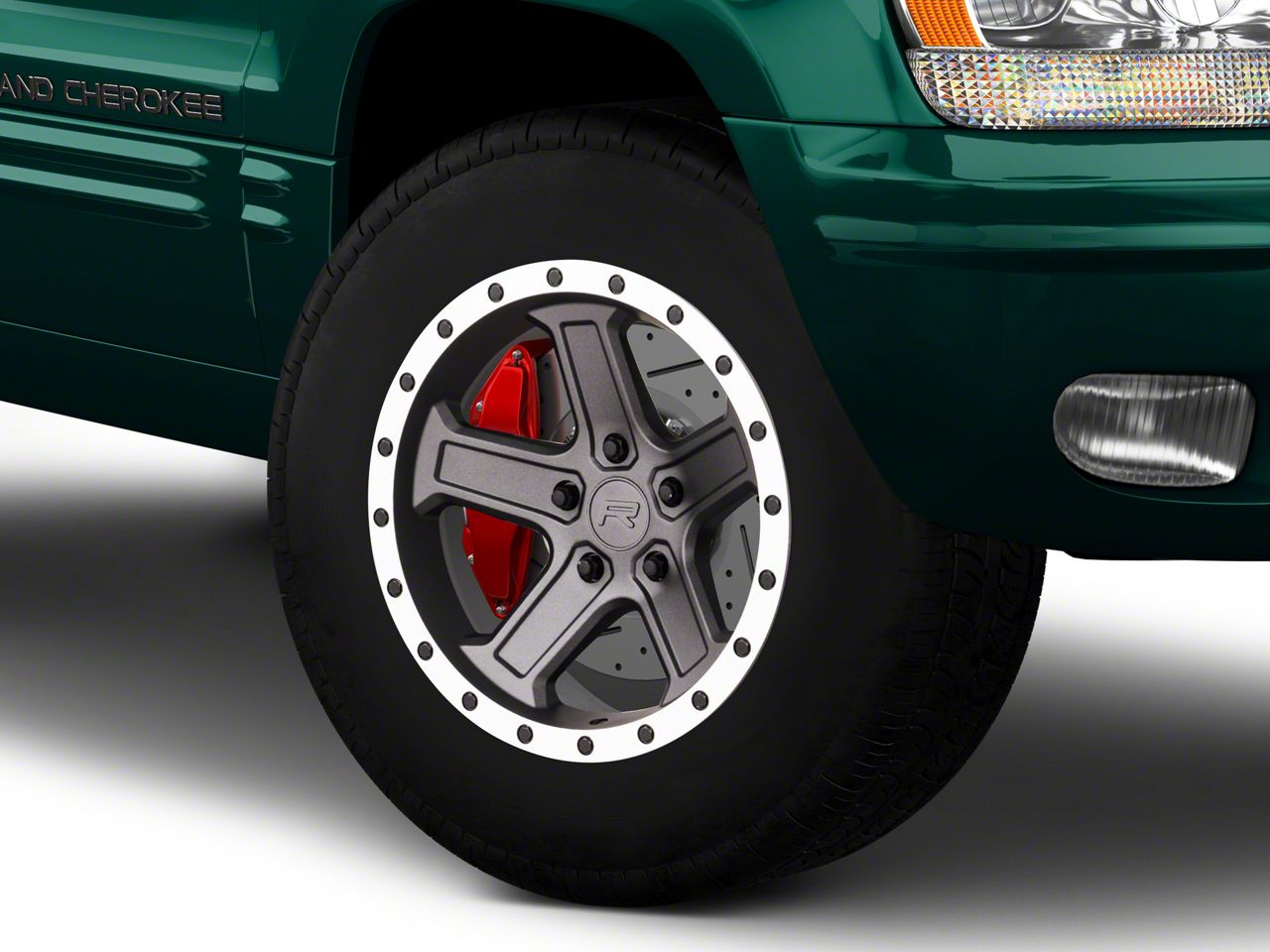 シリウス ytr x Romonosov? Rovos Wheels Jeep Grand Cherokee Tenere Charcoal with Machined Lip