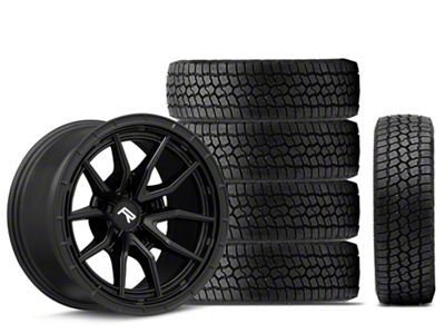 17x9 Rovos Wheels Sahara & 33in Milestar All-Terrain Patagonia AT/R Tire Package; Set of 5 (07-18 Jeep Wrangler JK)
