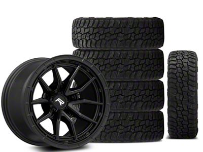 Rovos Wheels 17x9 Rovos Wheels Sahara & 33in Kenda All-Terrain KLEVER A/T2 KR628 Tire Package; Set of 5 (07-18 Jeep Wrangler JK)