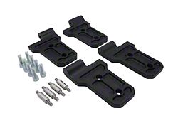 Royal Hooks Aluminum Door Hinges; Black (20-25 Jeep Gladiator JT)
