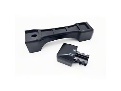 Royal Hooks Aluminum Door Handle; Black (18-25 Jeep Wrangler JL w/ Keyless Entry)