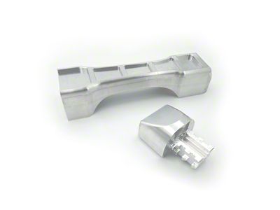 Royal Hooks Aluminum Door Handle; Raw (18-25 Jeep Wrangler JL w/o Keyless Entry)